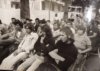 Feste de l'Unità a Piacenza, Anni '70-'80. Sono i Nomadi quelli davanti in prima fila
